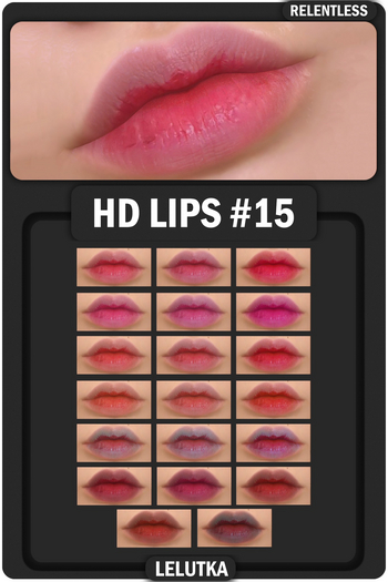 RELENTLESS HD LIPS #15 (LELUTKA)