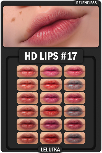 RELENTLESS HD LIPS #17 (LELUTKA)
