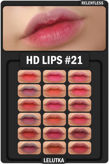RELENTLESS HD LIPS #21 (LELUTKA)