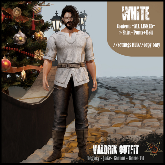 //RKS// Valdrik Outfit - White