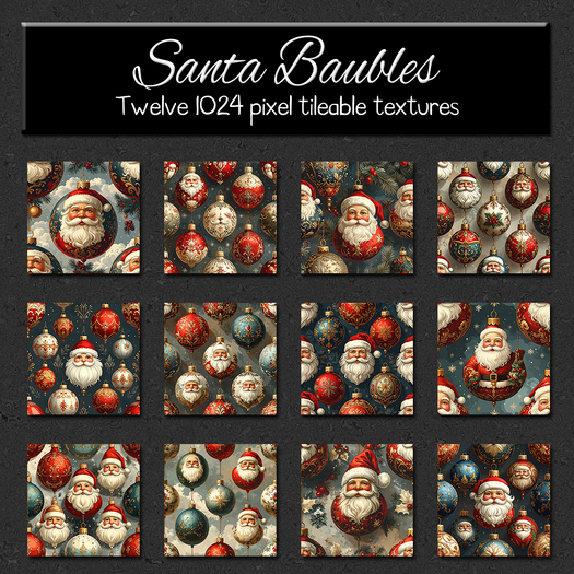 *Wallflowers* Santa Baubles