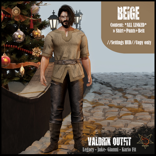 //RKS// Valdrik Outfit - Beige