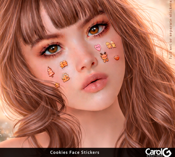 Cookies Face Stickers [CAROLG]