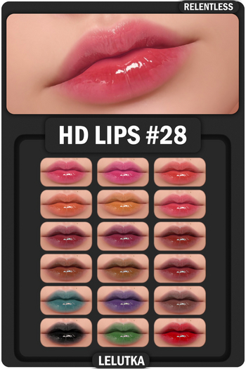 RELENTLESS HD LIPS #28 (LELUTKA)