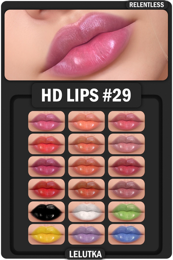 RELENTLESS HD LIPS #29 (LELUTKA)