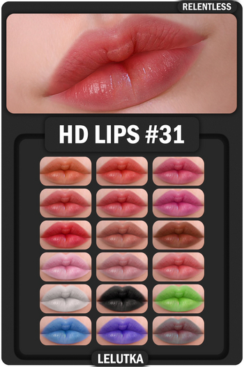 RELENTLESS HD LIPS #31 (LELUTKA)