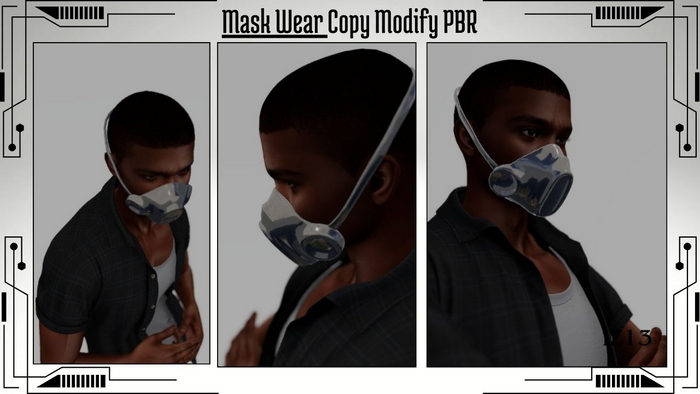 Mask Wear Copy Modify PBR