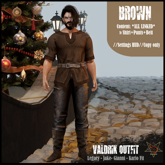 //RKS// Valdrik Outfit - Brown