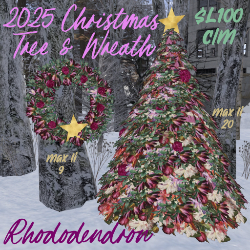 2025 Rhododendron Christmas Tree & Wreath