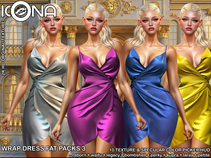 ICONA / WRAP DRESS FAT PACKS 3