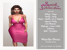 ::Sweet Intoxication:: Priscila Dress - Carmine Rose