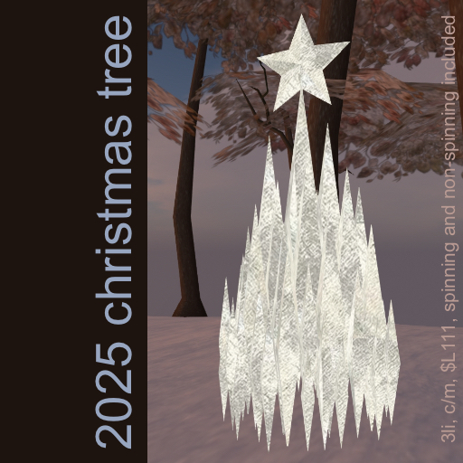 2025 christmas tree - silver