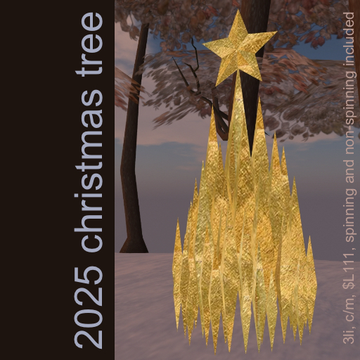 2025 christmas tree - gold
