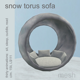 snow torus sofa