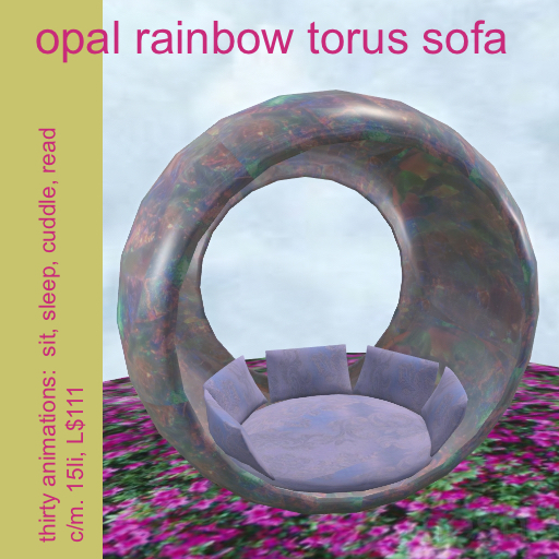 opal rainbow torus sofa