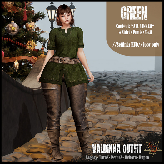 //RKS// Valdinna Outfit - Green