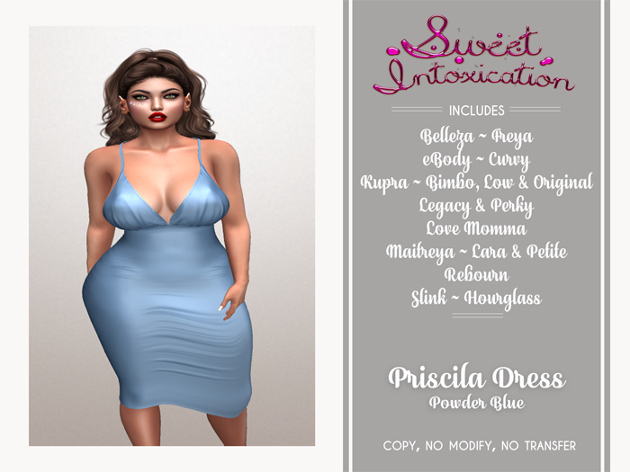 ::Sweet Intoxication:: Priscila Dress - Powder Blue