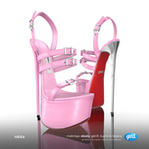 [Gos] Nikita Belted Sandals - Bubblegum