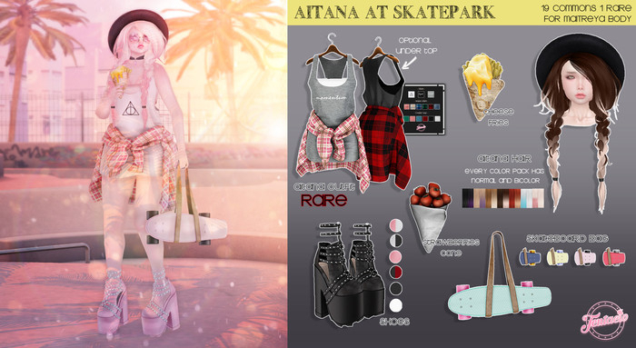 *Tentacio* Aitana at skatepark aitana outfir RARE