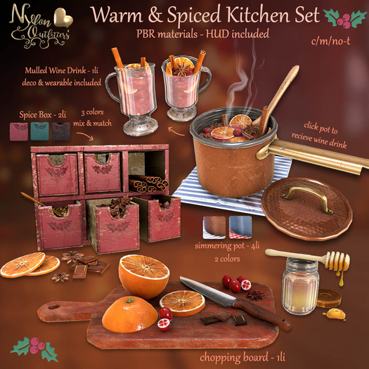 (NO) Warm & Spiced Kitchen Set