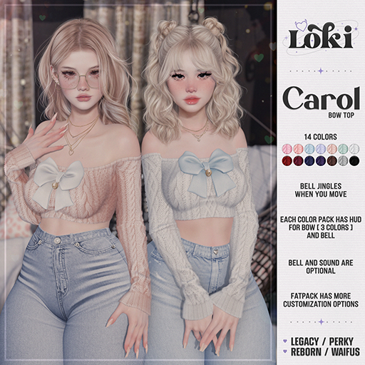 Loki - Carol Bow Top - FATPACK