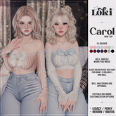 Loki - Carol Bow Top - FATPACK
