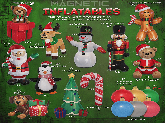 12 Ornament - Xmas inflatables x Fatpack RARE