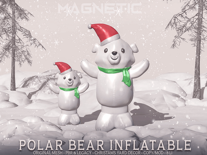 Magnetic - Polar Bear Inflatable