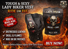 B.C.R. Lady Biker Vest 