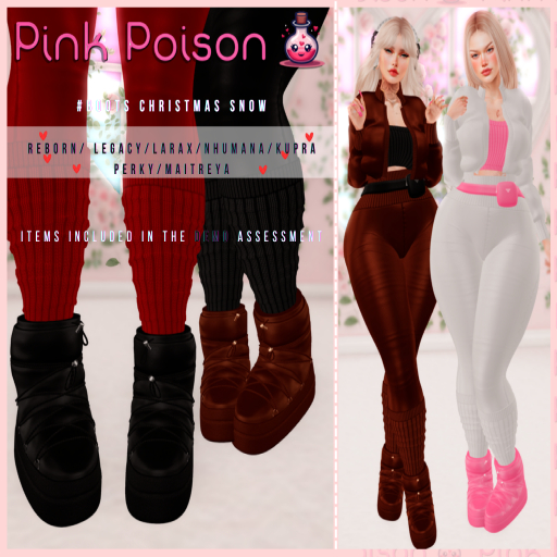 Pink Poison - #BOOTS Snow "Fullpack"