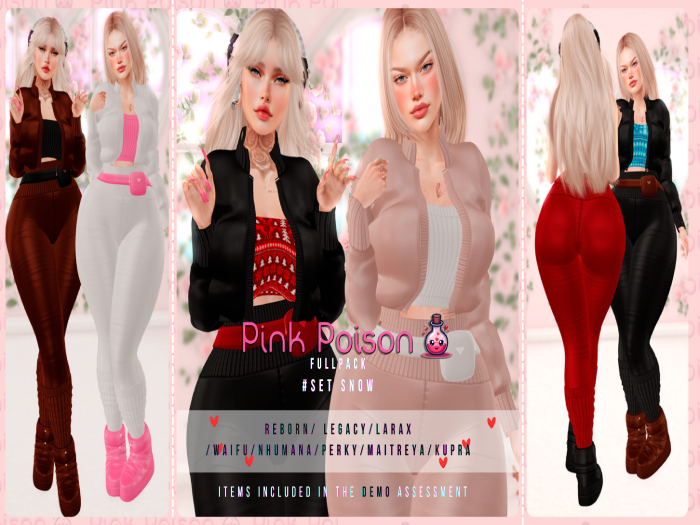 Pink Poison - #SET  Snow "Fullpack"