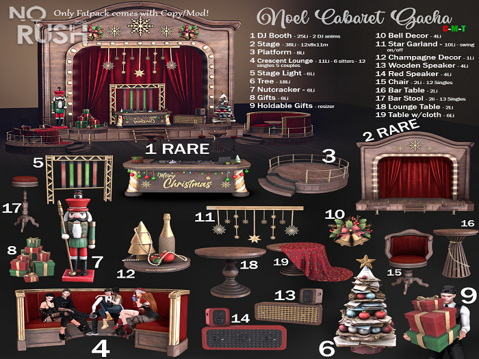 Noel Cabaret Gacha - [NORUSH] - Full Set