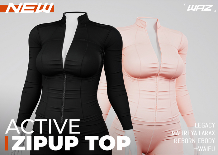 WAZ - Active Zipup Top (Fatpack)