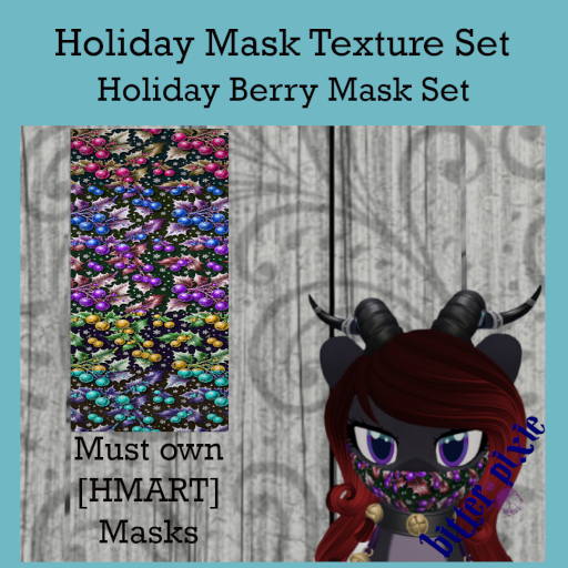 Bitter Pixie// Holiday Holly Mask Set Texture