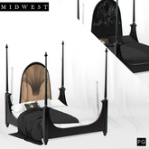Midwest . Nightfall Bed . Black . PG