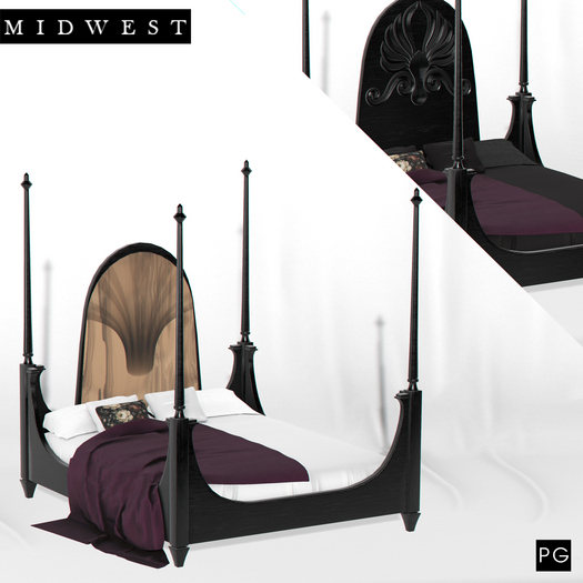 Midwest . Nightfall Bed . Burgundy . PG