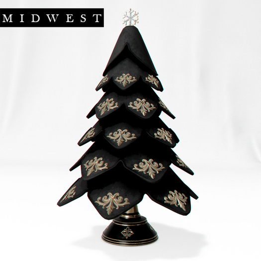 Midwest . Midnight Noel . Christmas Tree . Black