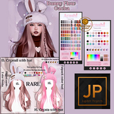 15. Ayashi Crystall hair with hat RARE