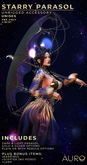 [AURO] Starry Parasol + Earrings + Lamp + Scepter(add)
