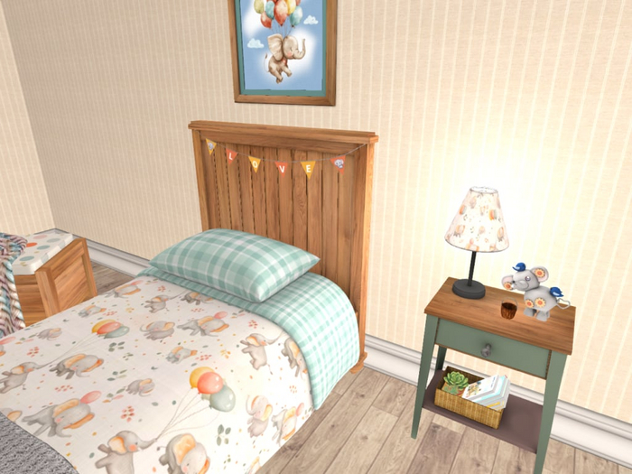*DW* Up Up Up Zooby Crib Set MP
