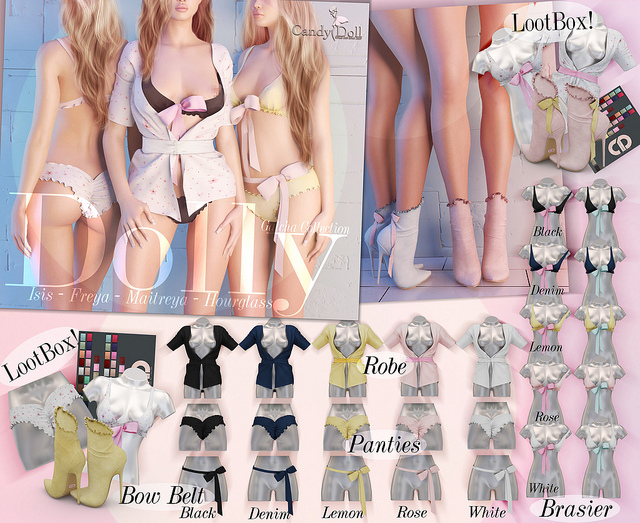 _CandyDoll_ Dolly Boots Ruffle LootBox Maitreya - RARE