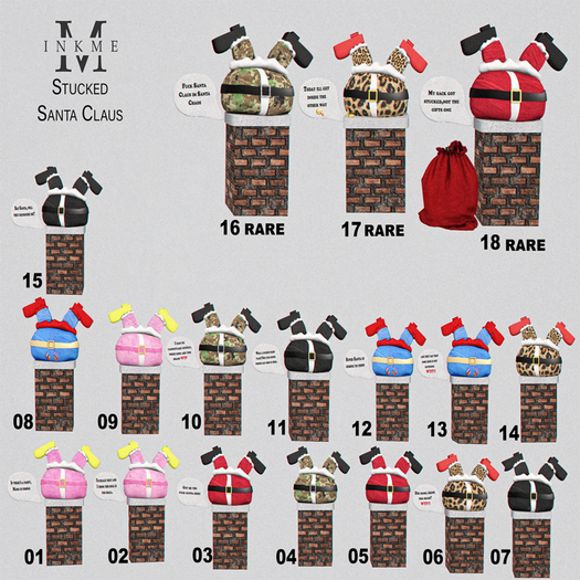 14 ::InkMe:: Stucked Santa Claus