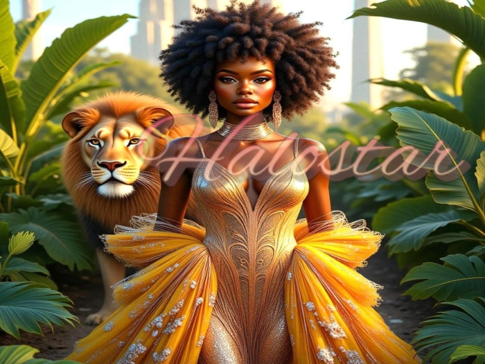 BEAUTY QUEEN & LION