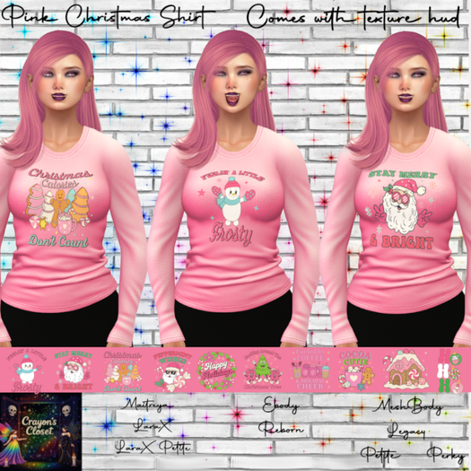 Pink Christmas Shirt