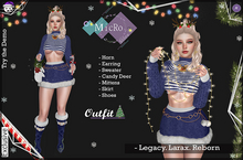 - MicRo - Outfit Happy Deer Blue 