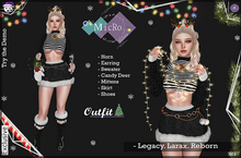 - MicRo - Outfit Happy Deer Black