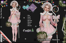 - MicRo - Outfit Winter sleep Pink Pale Christmas Sale 50%