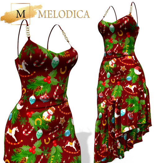 Christmas Lyda Dress Reborn