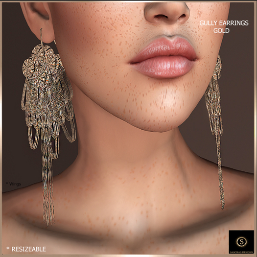 SAS - Gully Gold Earrings  