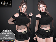 HYPNOSE - 326 TOP SHIRT SKIRT PANTIES {WEAR ME}